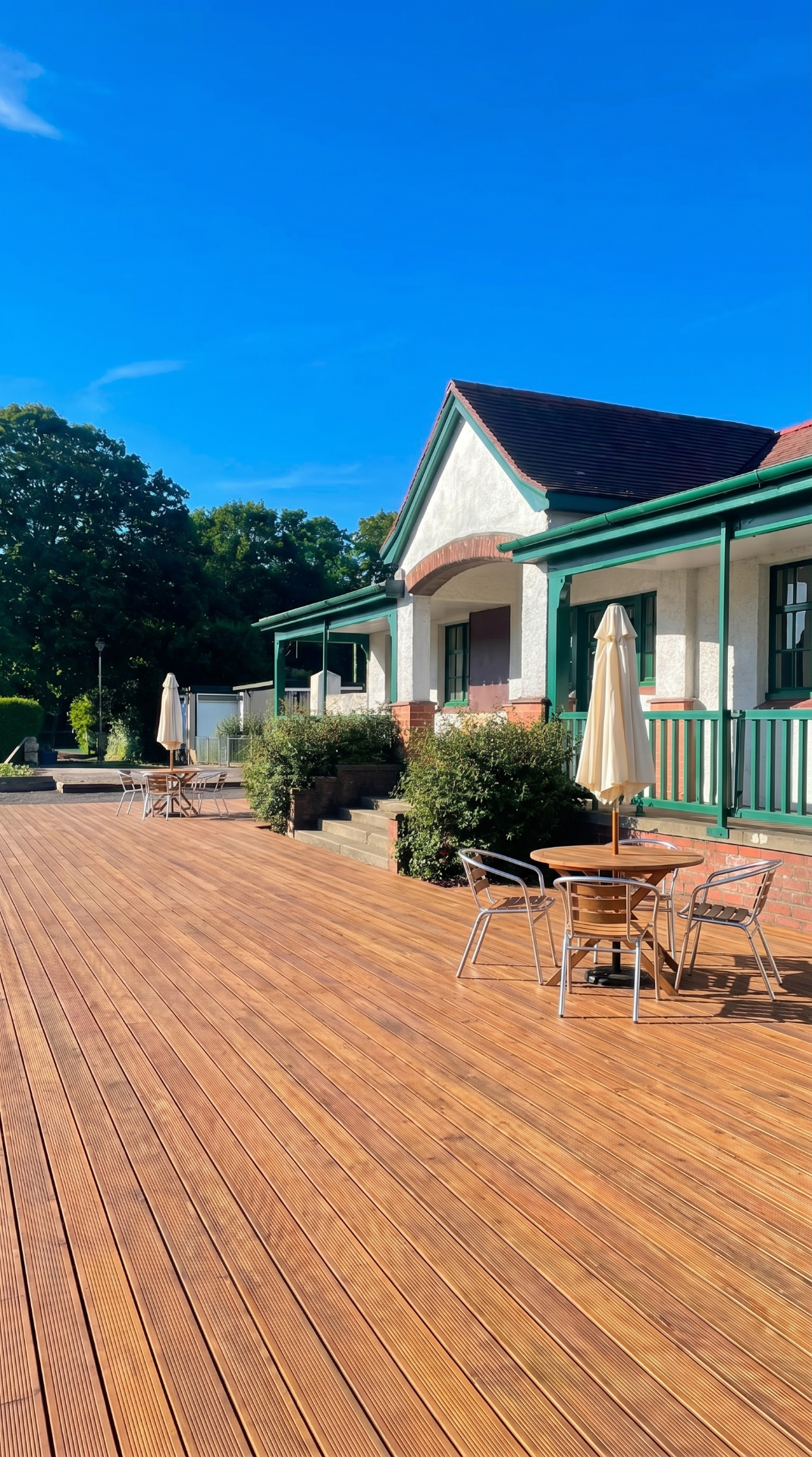 A second view of the clubhouse social space
